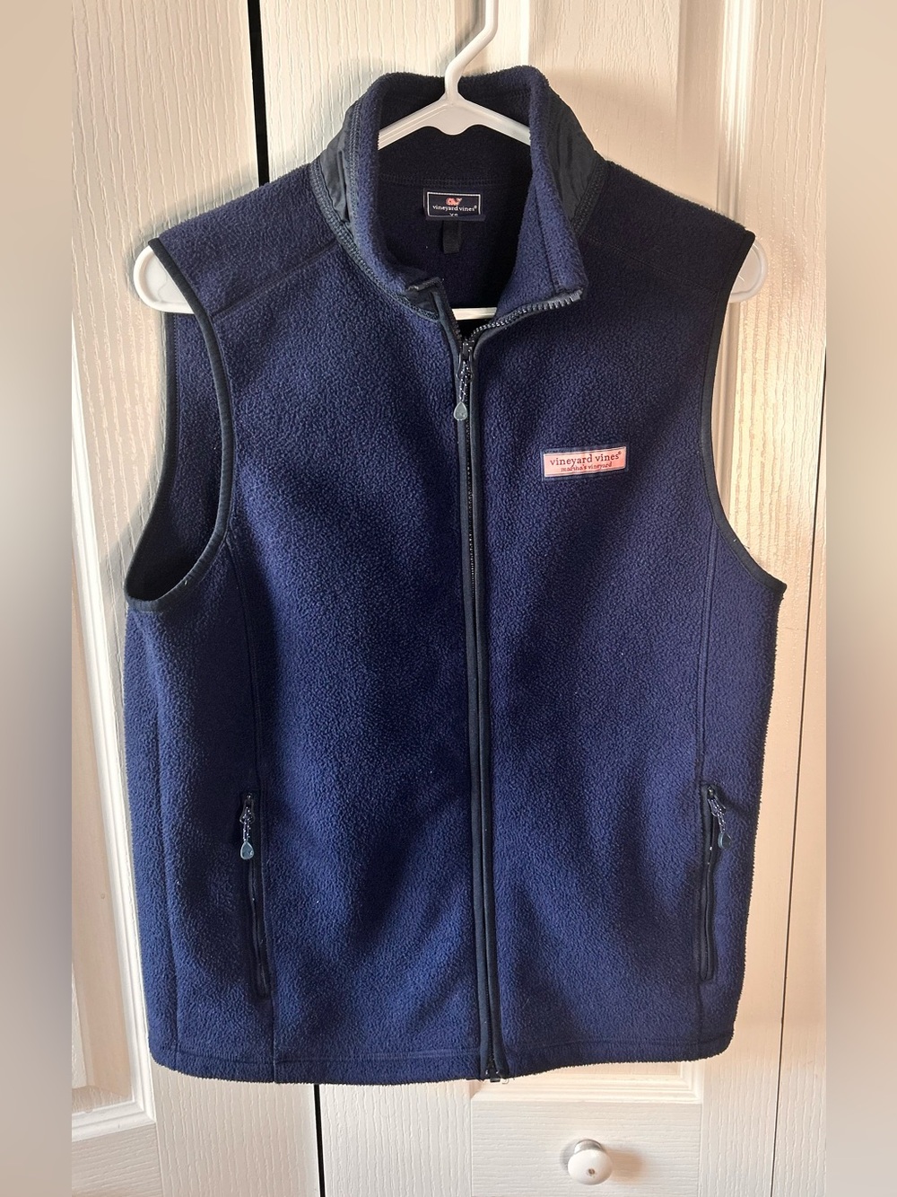 Vineyard Vines Navy Fleece Vest